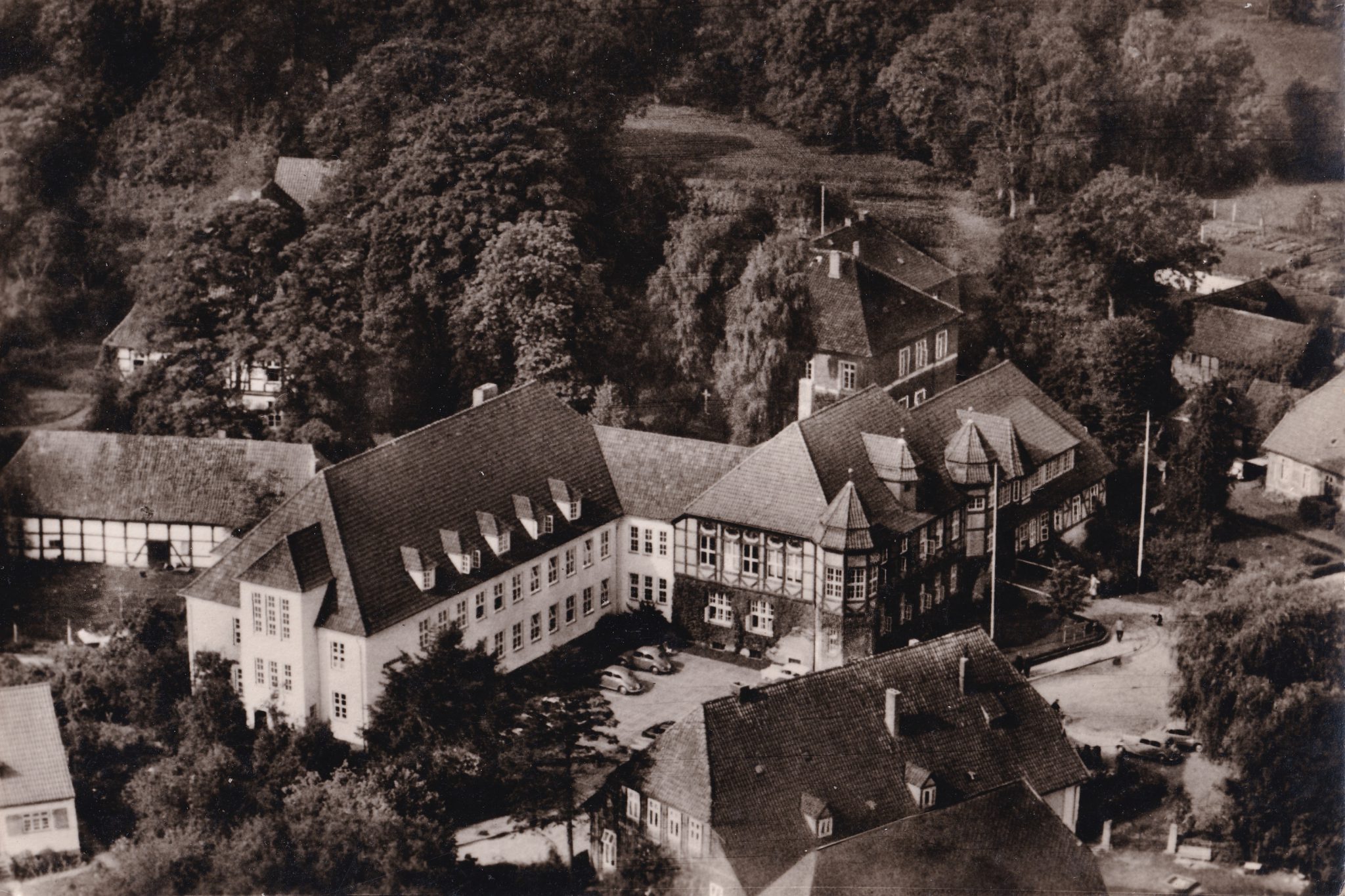 Syke Luftbild Ansichtskarten Syke